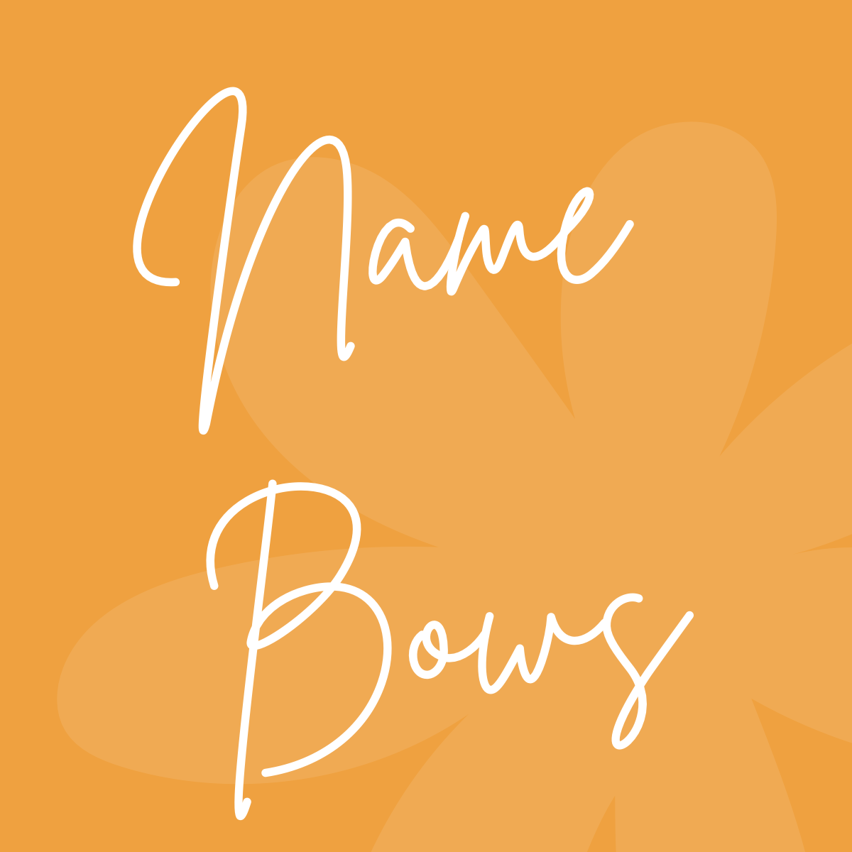 Name Bow Preorder