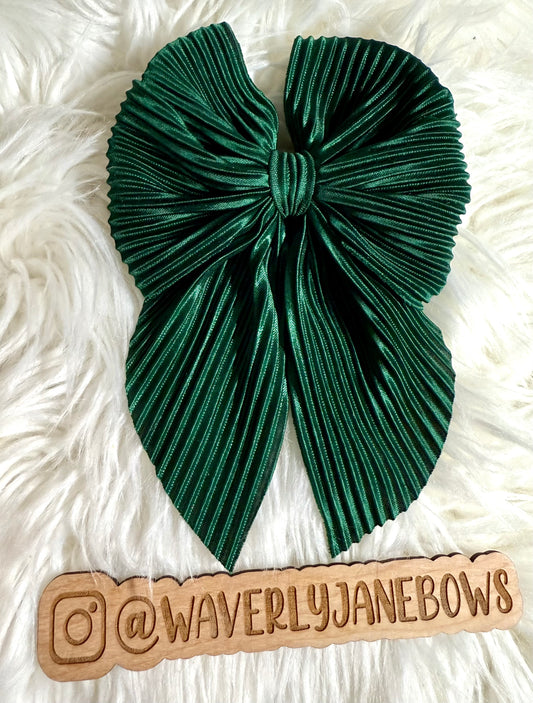 Hunter Green Pleated