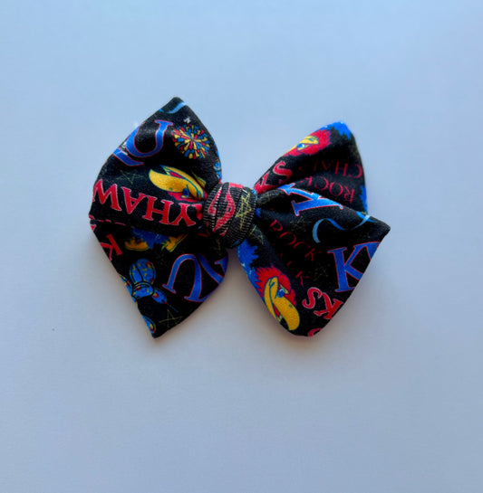 Black KU classic criss cross