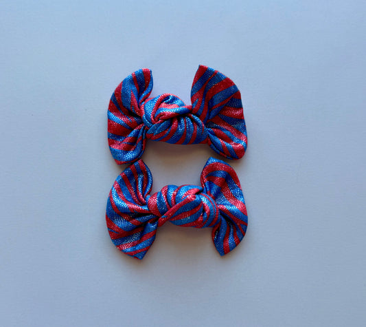 KU zebra mini piggy knots