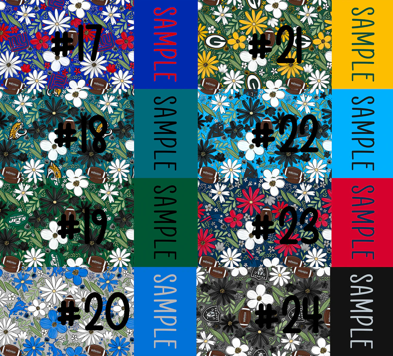 Floral Football 17-24