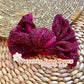 Burgundy Ruffle