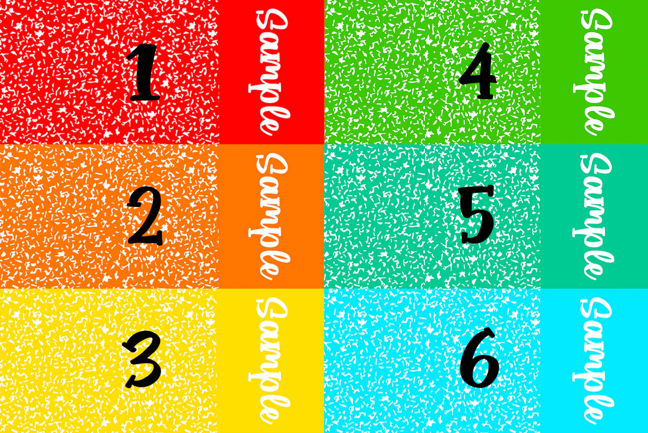 Composition Notebook 1-6