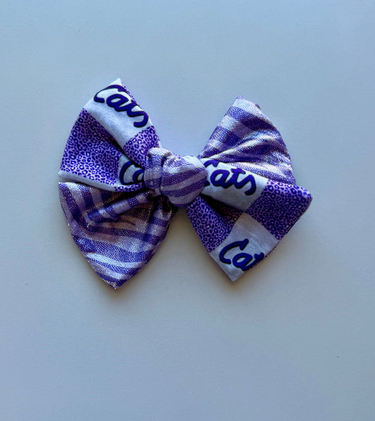 Kstate classic criss cross: cats/zebra