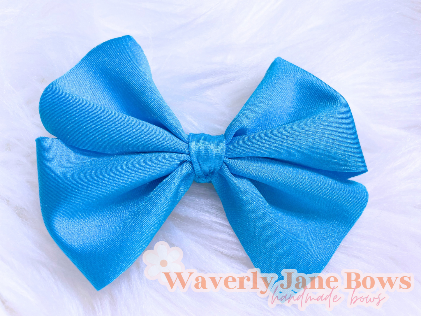 Blue Swim Bow