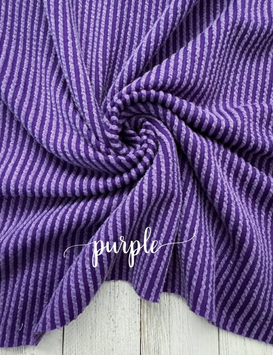 Purple Waved Rib