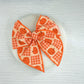 Plaid Pumpkin Fable Bow