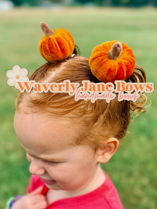 Pumpkin Clip (choose 2 for piggies)