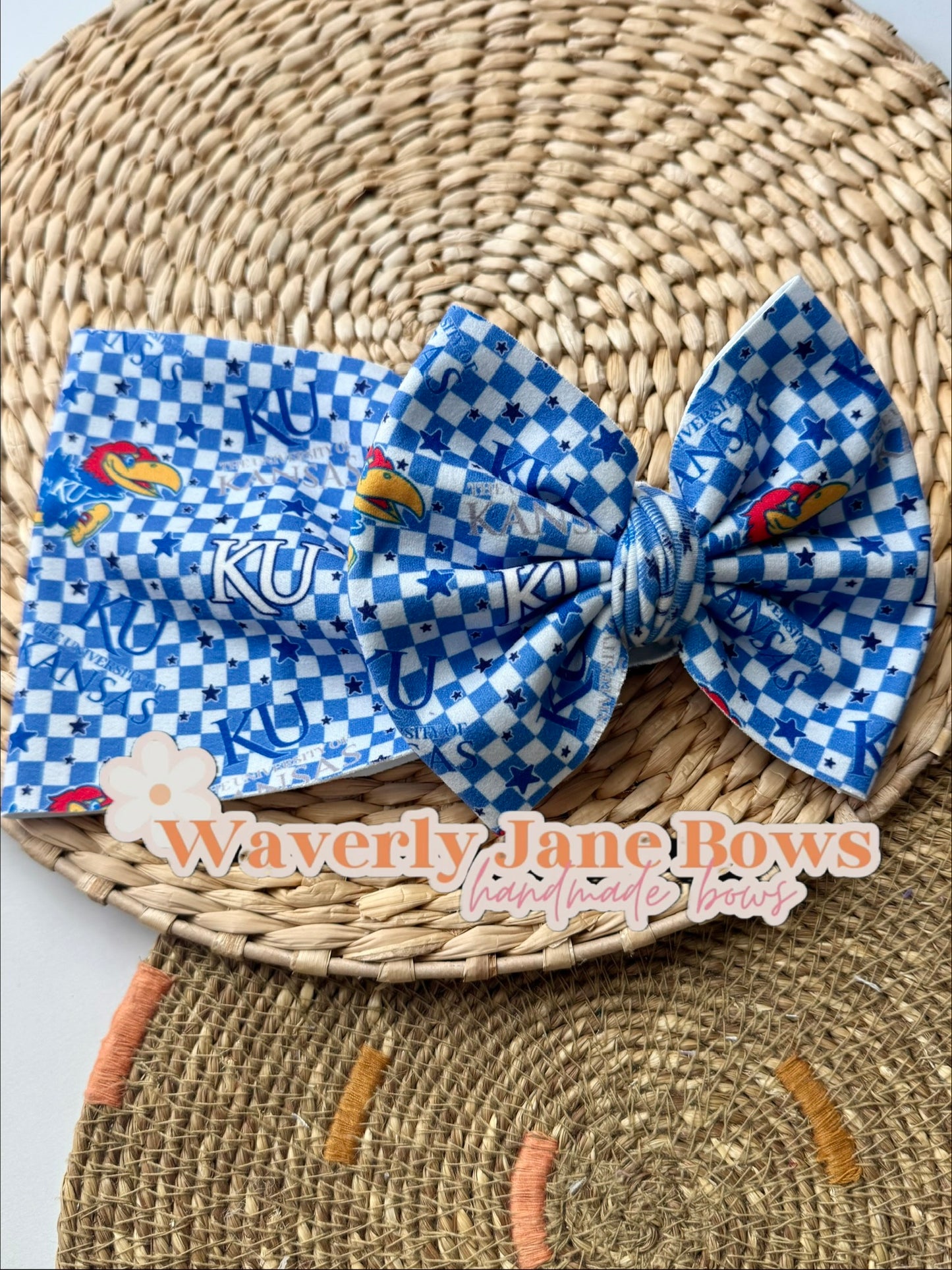 Jayhawk Blue Checkers