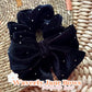 Black Rhinestone Velvet