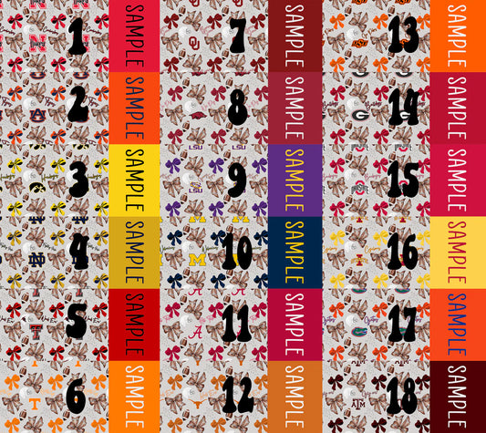 College Bows 1-18