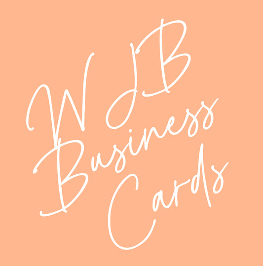 Extra WJB Business Cards