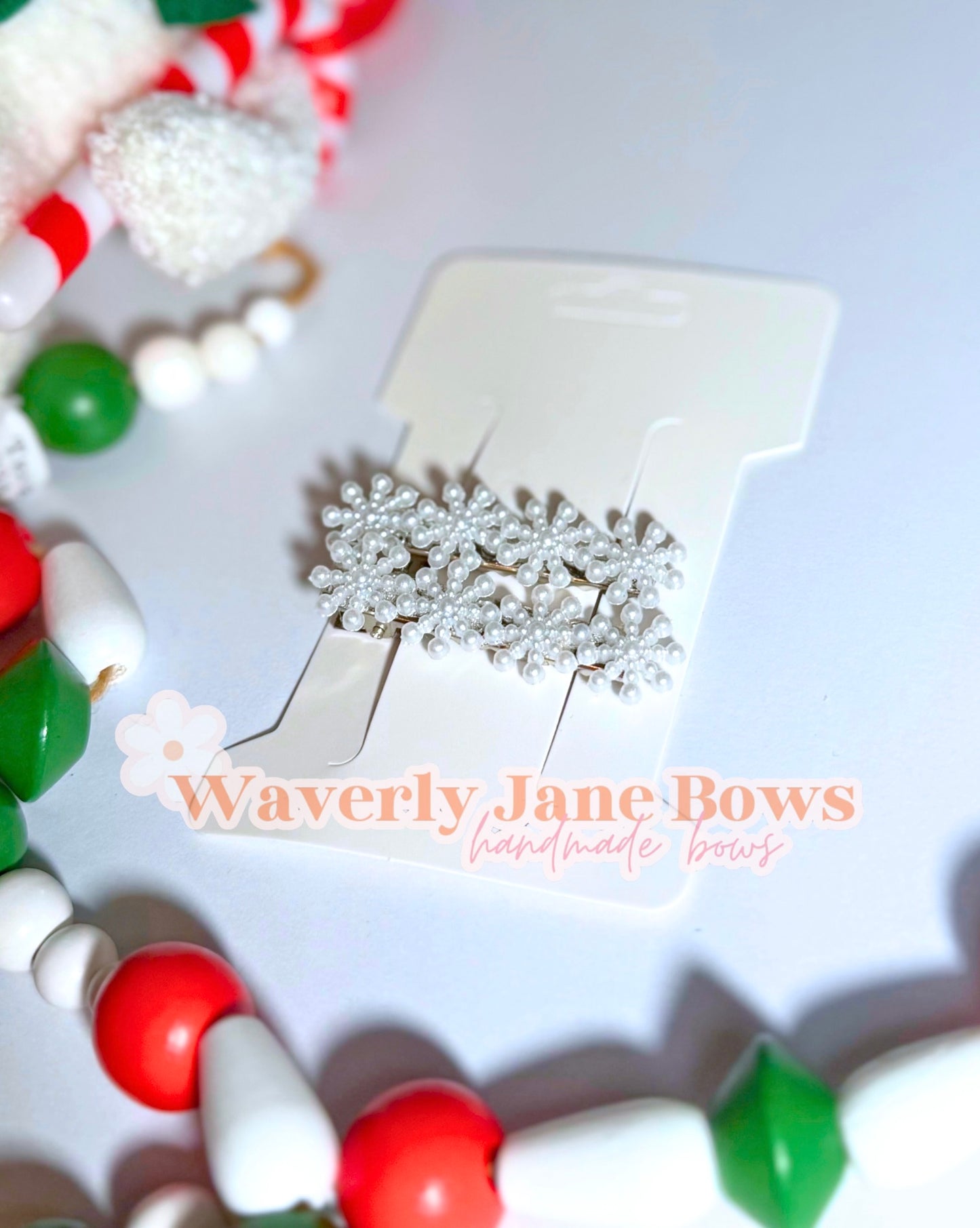 Snowflake Alligator Clip