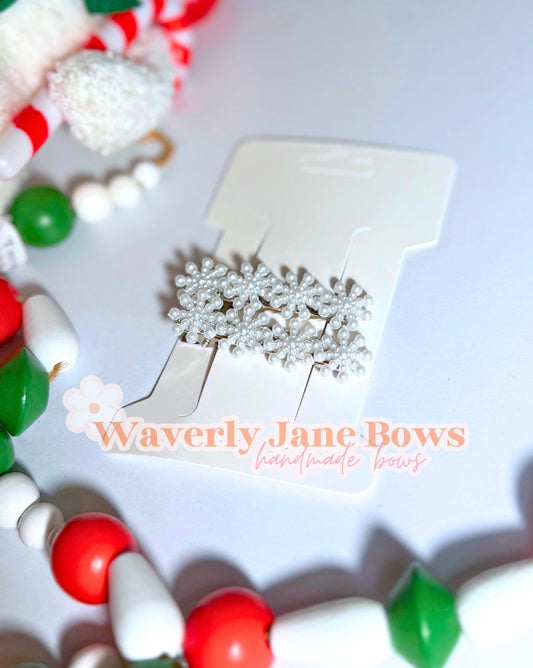 Snowflake Alligator Clip