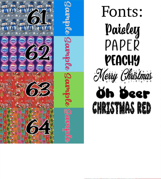 Non TM 2026 Christmas 61-64