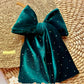 Emerald Rhinestone Velvet