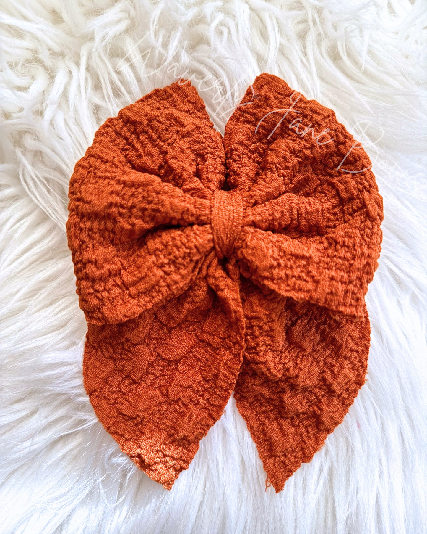 Textured Burnt Orange