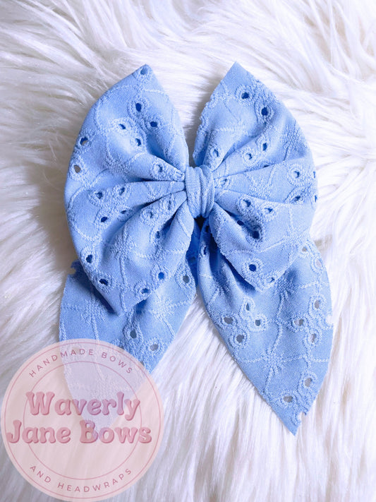 Baby Blue Eyelet