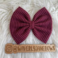 Burgundy Waved Rib