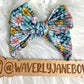 Butterfly Floral Fable Bow